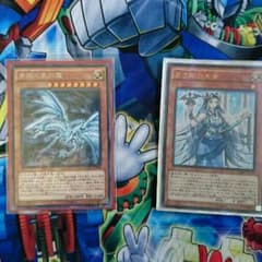 [すんみぃ様専用]青眼の亜白龍&青き眼の巫女のサムネイル
