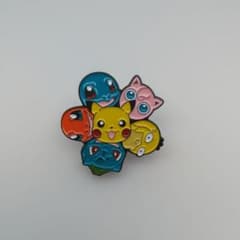 ピンバッジ】1731 ポケモン ピカチュウ 御三家 コダック プリン - メルカリ