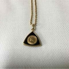 金のオニキスコインネックレスのサムネイル
