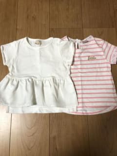 トップス　プティマイン　ザラベビー　80  女の子　2枚セットのサムネイル