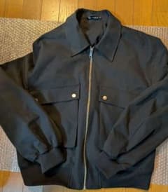 ZARA ブラック ジャケット Lサイズ今月セール | Mercari