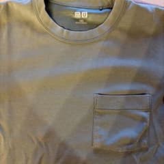 UNIQLO U ポケットTシャツ 130cm カーキのサムネイル