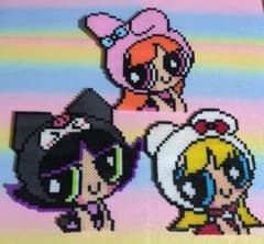 パワーパフガールズ アイロンビーズ3点セットのサムネイル