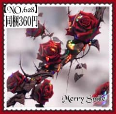 NO.628】海外マステ レッド ローズ PET コラージュ 素材 薔薇 - メルカリ