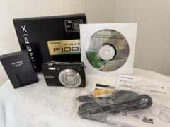 【動作確認済】FUJIFILM FINE PIXF100fd ブラックコンデジのサムネイル
