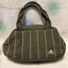 adidas アディダス ミニボストンバッグ ハンドバッグ カーキ