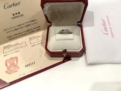 Cartierラニエールリング1Pダイヤ750WGパンテールカルティエクラッシュ 