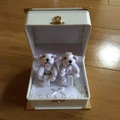 くまのリングピローです！のサムネイル