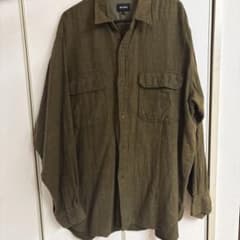 BEAMS オリーブカラー長袖シャツのサムネイル