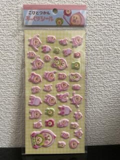 【正規品】こびとづかん　ぷっくりシール　カクレモモジリ&スモモノウチのサムネイル