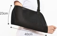 アームホルダー メッシュ素材 ブラック フリーサイズ