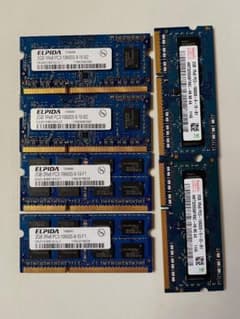 ノートパソコン用メモリ　DDR3 2GB ×6枚のサムネイル