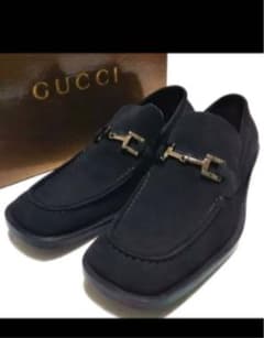 GUCCI＊41.5E＊スエードホースビットローファーのサムネイル