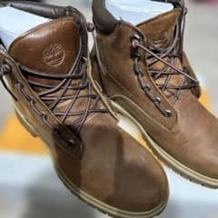 Timberland ブラウン レザーブーツのサムネイル