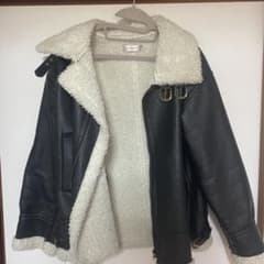 レザー ボア ショート丈ムートンコートのサムネイル