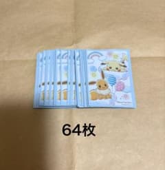 ポケモンカード スリーブ 64枚 中古 ピカチュウ イーブイのサムネイル