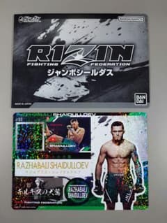 RIZIN ジャンボシールダス シェイドゥラエフ No.8のサムネイル