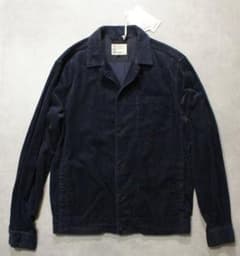 ASPESI☆新品5万円アスペジ こなれ感ネイビーのコーデュロイシャツ 