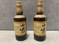 山崎12年ミニボトル(50ml)未開封2本セット - メルカリ