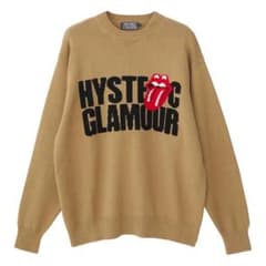 HYSTERIC GLAMOUR ローリング・ストーンズ セーター ベージュ HYSTERIC GLAMOUR ローリング・ストーンズ セーター ベージュ - メルカリ