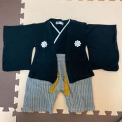 袴ロンパース 男の子 70 お食い初め　お宮参り　七五三のサムネイル