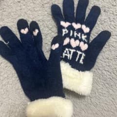 PINK LATTE ネイビー手袋のサムネイル