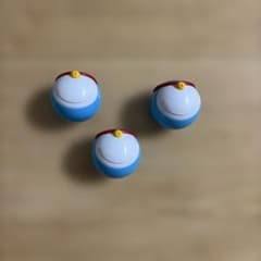 ドラえもん カプセルトイ キーホルダー 3個セット - 3