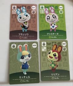 ジュン　ジャック　リリアン　ミッチェル　フランソワ　クリスチーヌamiibo どうぶつの森amiiboカード フランソワ クリスチーヌ ミッチェル