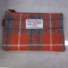 Harris Tweed チェック柄ポーチのサムネイル