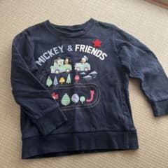 MICKEY & FRIENDS トレーナー ネイビーのサムネイル