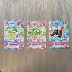 アイカツ ライムステージコーデ 3枚セットのサムネイル