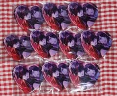 ナインリップ 紅華 冬の市 缶バッジ 12点セット ナインリップ 9R.I.P. 紅華 ハート缶 缶バッジ アニメガ 店舗特典