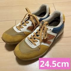 ニューバランス スニーカー 996 イエロー ブラウン　24.5のサムネイル