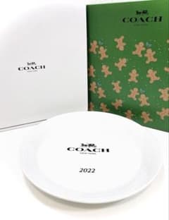 未使用 美品【COACH コーチ プレート 皿 食器】お皿 小物 2022 新品