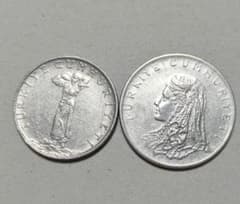 トルコ古銭　50クルシュ　25クルシュ　白銅貨　綺麗め