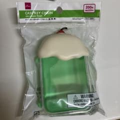 DAISO ケースキーホルダー フロート 緑　推し活のサムネイル