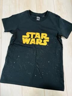 미품 유니클로 STAR WARS THE LAST JEDI T셔츠 M 블랙