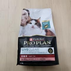新品未開封 プロプラン リブクリア 成猫用 サーモン 1.5kg - メルカリ