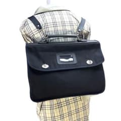 美品 アニエスベー agnes b アンファン リュックサック 紺 2way - メルカリ