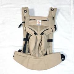 美品 ERGOBABY OMNI360 クールエア ベージュ 抱っこ紐 - メルカリ