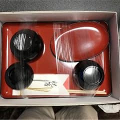 【新品 未使用】お食い初め食器のサムネイル