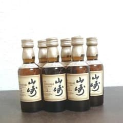 即ご購入OK！新品・未開栓☆正規品サントリー 山崎12年ミニチュアボトル６本のサムネイル