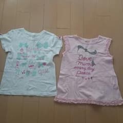 KP ミミちゃん刺繍ノースリ＆半袖Tシャツのサムネイル