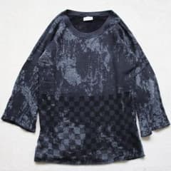 希少✨ドリスヴァンノッテン 七分袖Tシャツ タイダイ柄 チェック柄