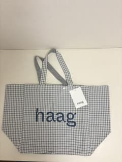 【新品】韓国ブランドhaag(ヘイグ) トートバッグ　Blue Grey