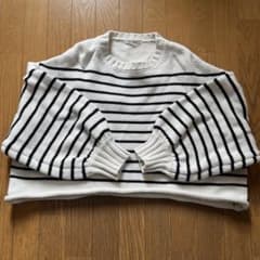 And Search ボーダーニット 長袖のサムネイル