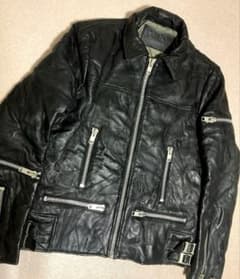フウドブレイン fuudobrain ツギハギ レザー ライダース ジャケット m84565300261_1.jpg?1762339327