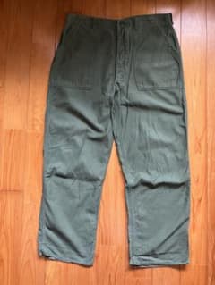 米軍実物 60s-70s ベイカーパンツ OG-107 ボタンフライ W36相当 米軍実物 60s-70s ベイカーパンツ OG-107 ボタンフライ W36相当 - メルカリ
