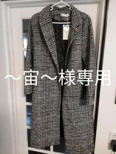 【値下！】☆未使用☆チェスターコート☆トレンドチェック柄のサムネイル