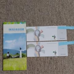 【使用期限無し】箱根彫刻の森美術館　ペアチケットのサムネイル